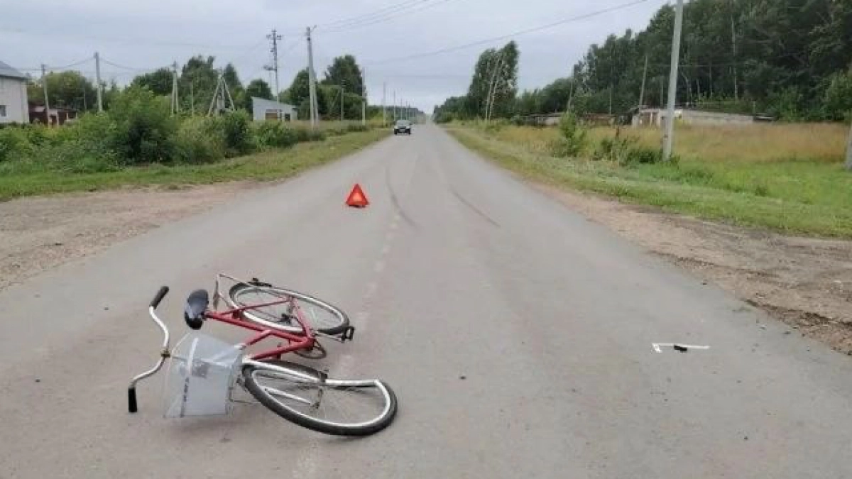 В Мари-Туреке 40-летняя женщина на ВАЗе пошла на обгон и сбила велосипедиста