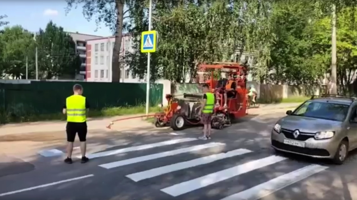 В центре Йошкар-Олы появится новая разметка 