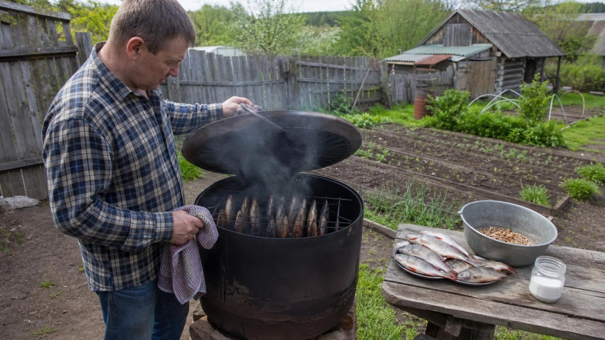 Рыбаки в Астрахани больше не коптят рыбу по-старому: этот трюк с чайным листом меняет вкус навсегда