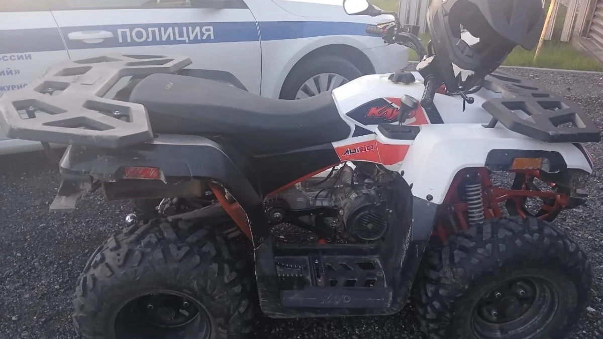 14-летний парень перевернулся на квадроцикле в Волжском округе и покалечил 13-летнего друга