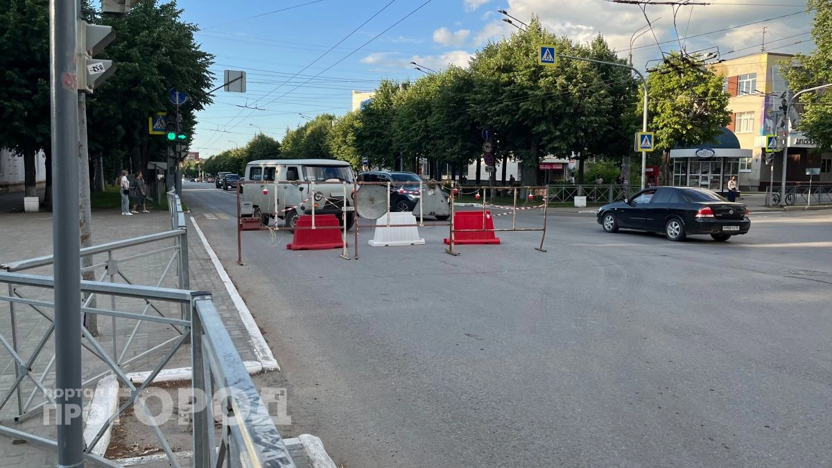 Водителям придется искать объезд центра Йошкар-Олы