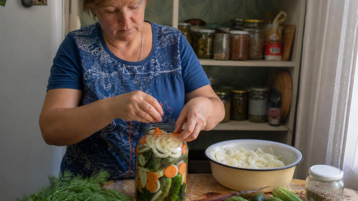 Огурцы по‑корейски: сделала банку на пробу и тут же закатала ещё 10 — зимой разлетаются как горячие пирожки