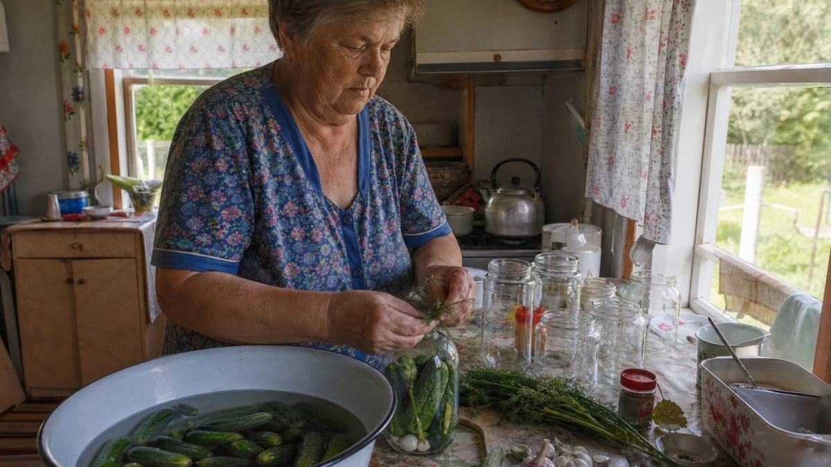 Закатала огурцы „по‑Волгоградски“ — и теперь вся семья требует только их: вот в чём секрет хруста