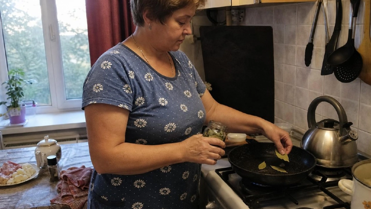 Зачем жарю лавровый лист на сухой сковороде: простой домашний приём с неоценимой пользой