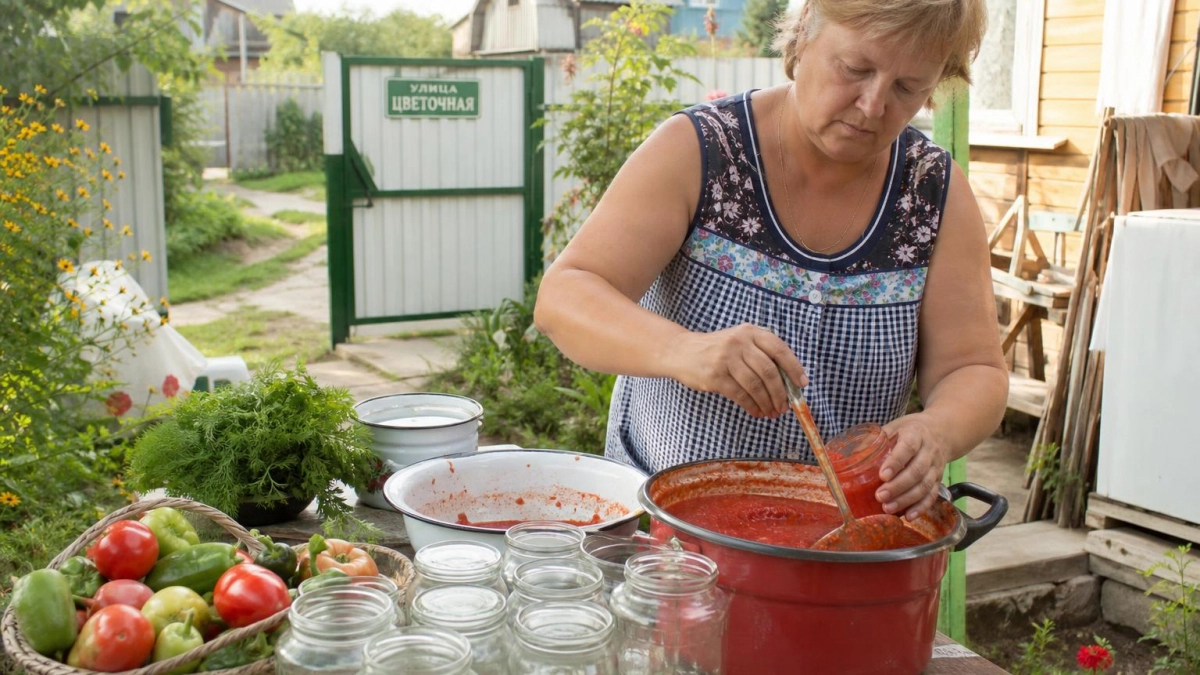 "Ленивая" аджика на зиму: получается остренькой и ароматной — открываю банку зимой и чувствую вкус лета