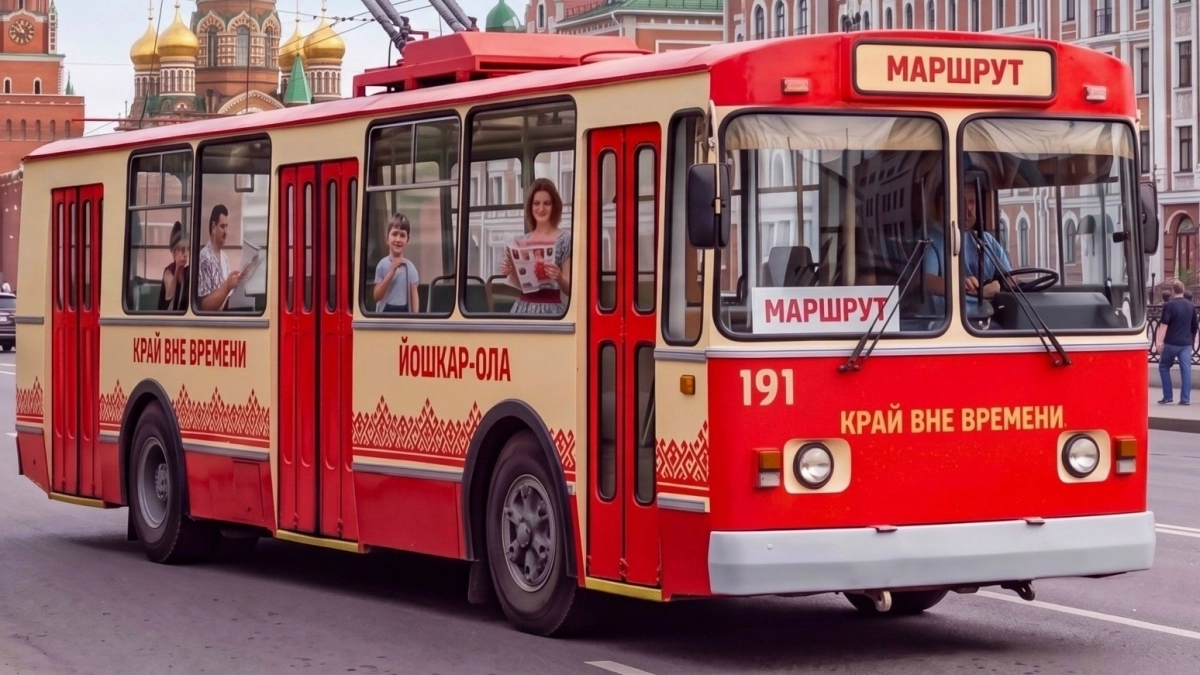 В Йошкар-Оле снова выходит на маршрут «Марийский троллейбус»