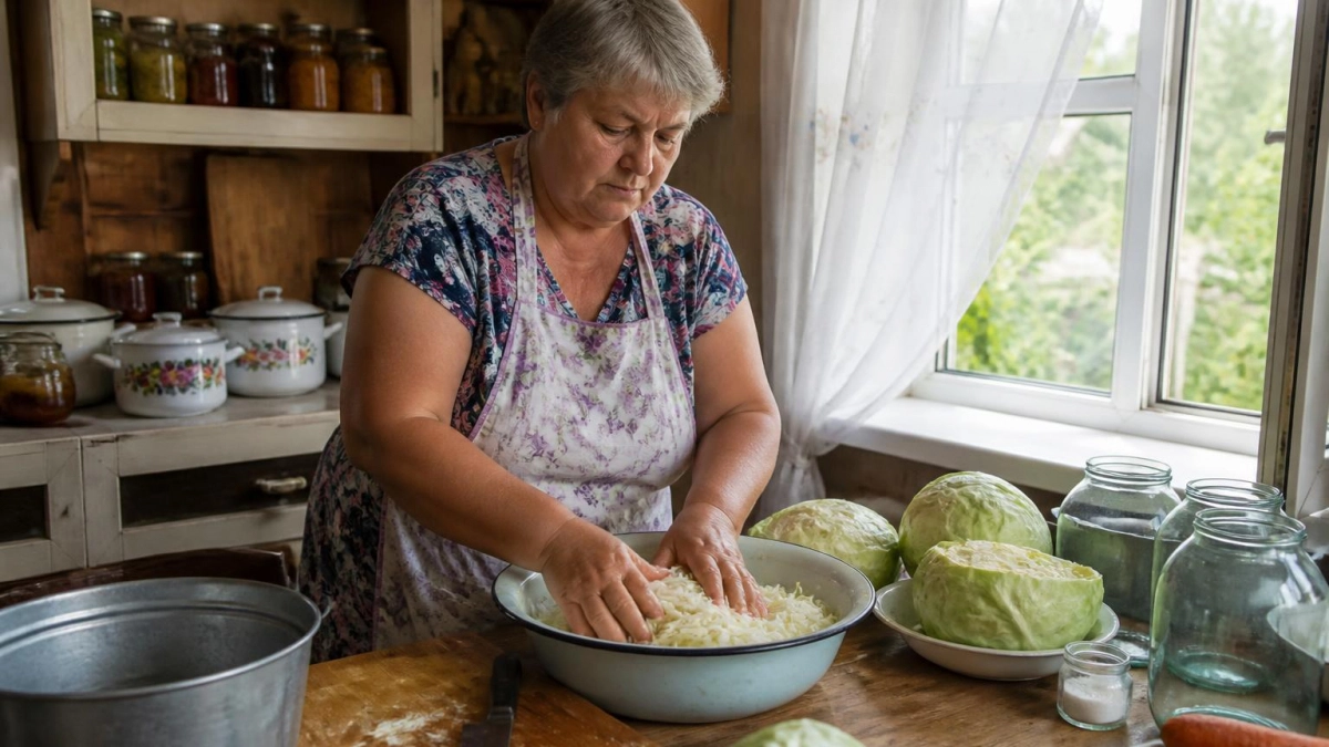 Капусту по‑грузински готовлю без возни с банками: через 12 часов она уже на столе, а хруст слышен на всю улицу