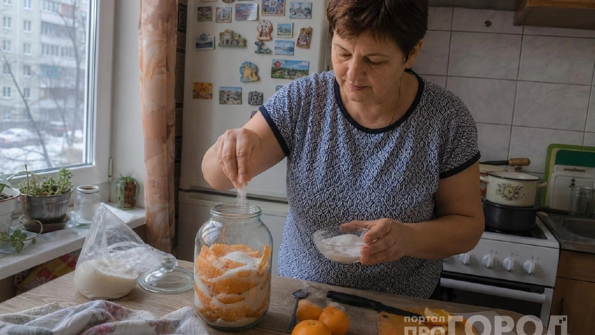 Мандариновую кожуру пересыпаю солью: холодной зимой благодарю себя за находчивость и смекалку