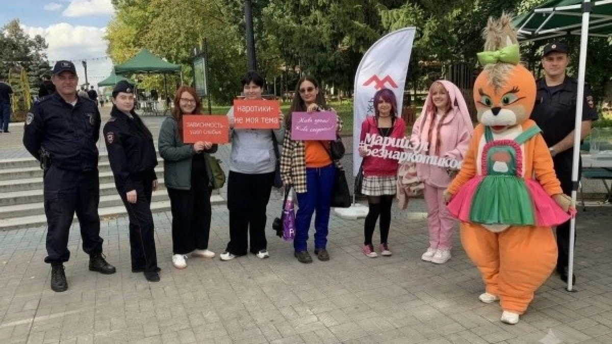 В Йошкар Оле ко Дню трезвости прошла акция с квестом и Палаткой здоровья