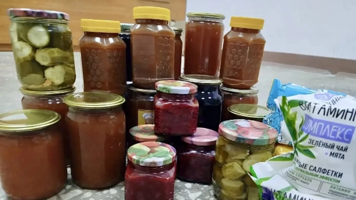 12 мешков подушек и варенье уехали бойцам на фронт из Марий Эл
