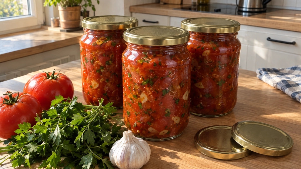 Турецкие помидоры на зиму: готовлю без грамма уксуса и стерилизации — вкус как с куста