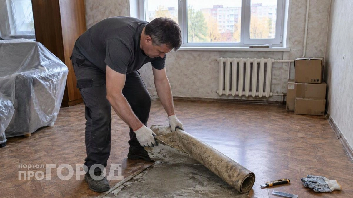 Утеплил пол в квартире дешево, без грязи и шума: работы на час - а ногам тепло даже в -30
