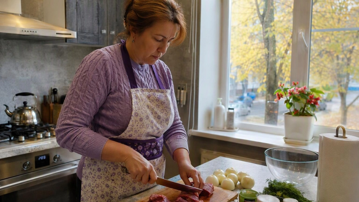 Купила на рынке копеечный кусок свинины, а сделала «деликатес» не хуже ресторанного: секрет в маринаде