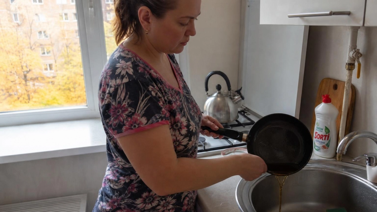 Уходишь из дома — плесни масла в слив: этот трюк спасает квартиру от “аромата канализации” лучше любого освежителя