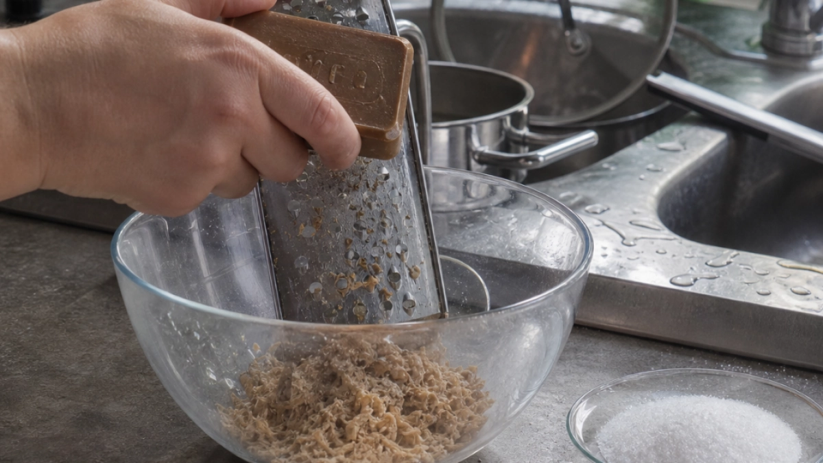 Скупаю хозяйственное мыло пачками, но не для стирки: смешиваю с лимонкой для идеальной чистоты