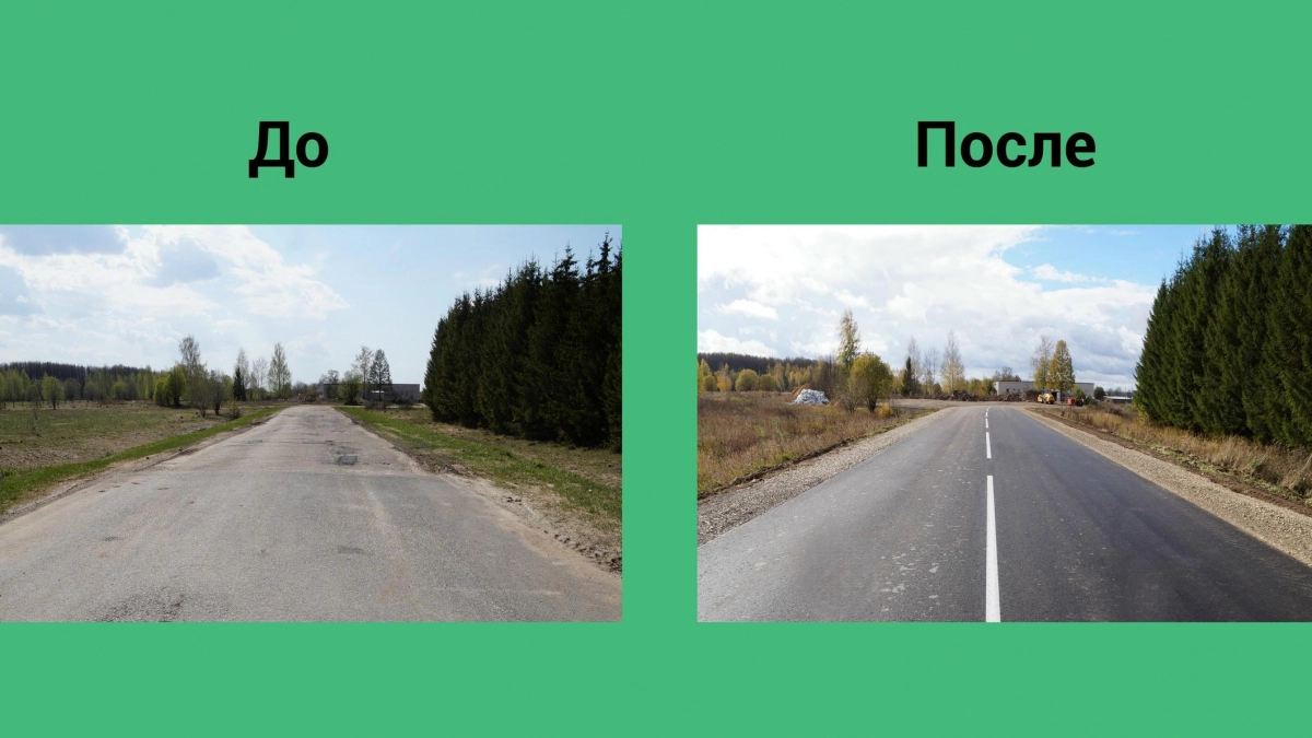 В Новоторъяльском округе обновили 3,2 км дороги Кузнецы — Кандашбеляк — Веденькино