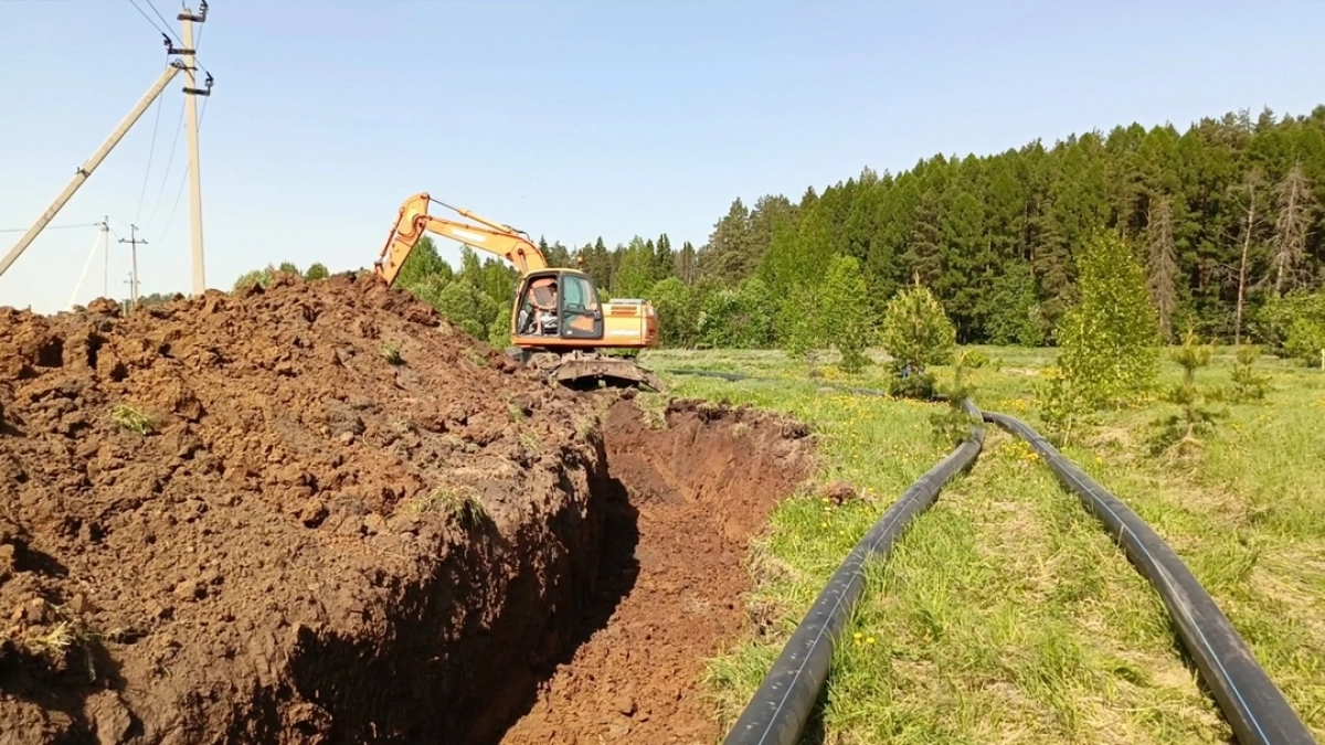 В Сернуре переложили 3,5 км коллектора ради 6 тысяч жителей и сырзавода