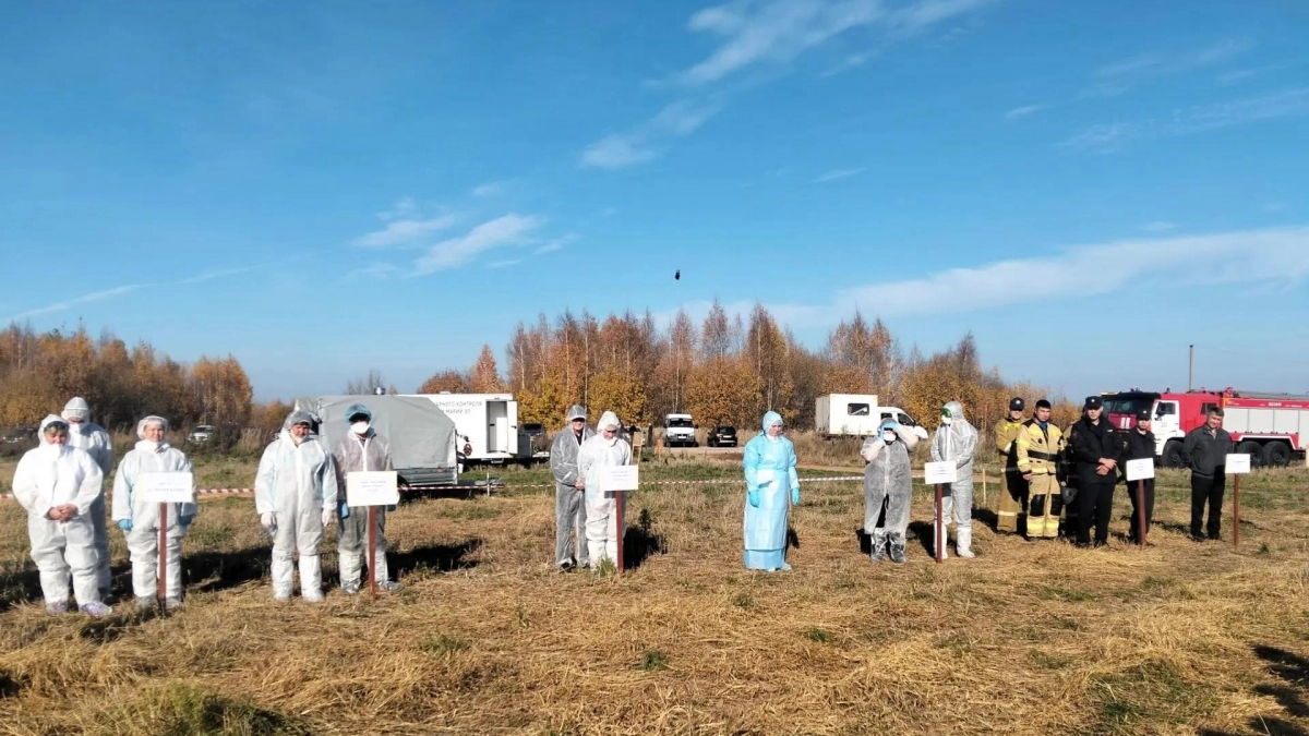 В Горномарийском округе на учениях отработали карантин при очаге бруцеллёза скота