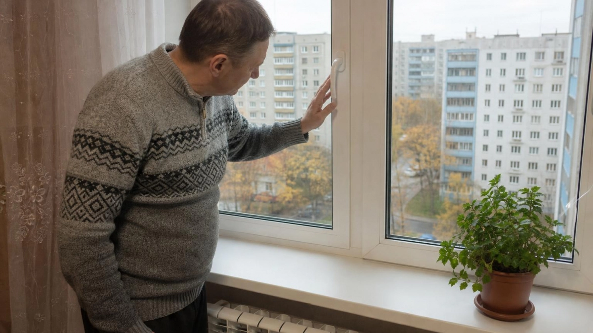 Наклеили за 5 минут и не мерзнем: копеечный уплотнитель защитит комнату от сквозняка 
