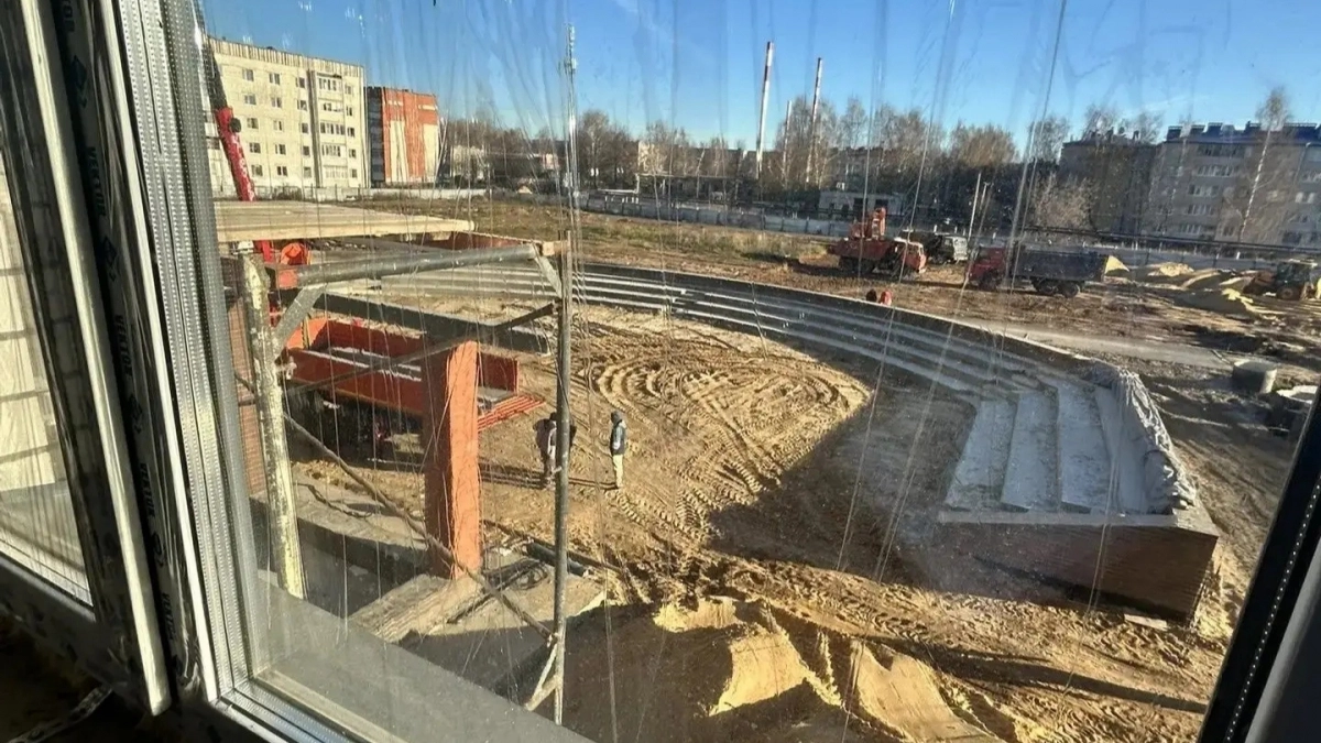 В Йошкар-Оле готовность школы в микрорайоне 9А перевалила за 50%
