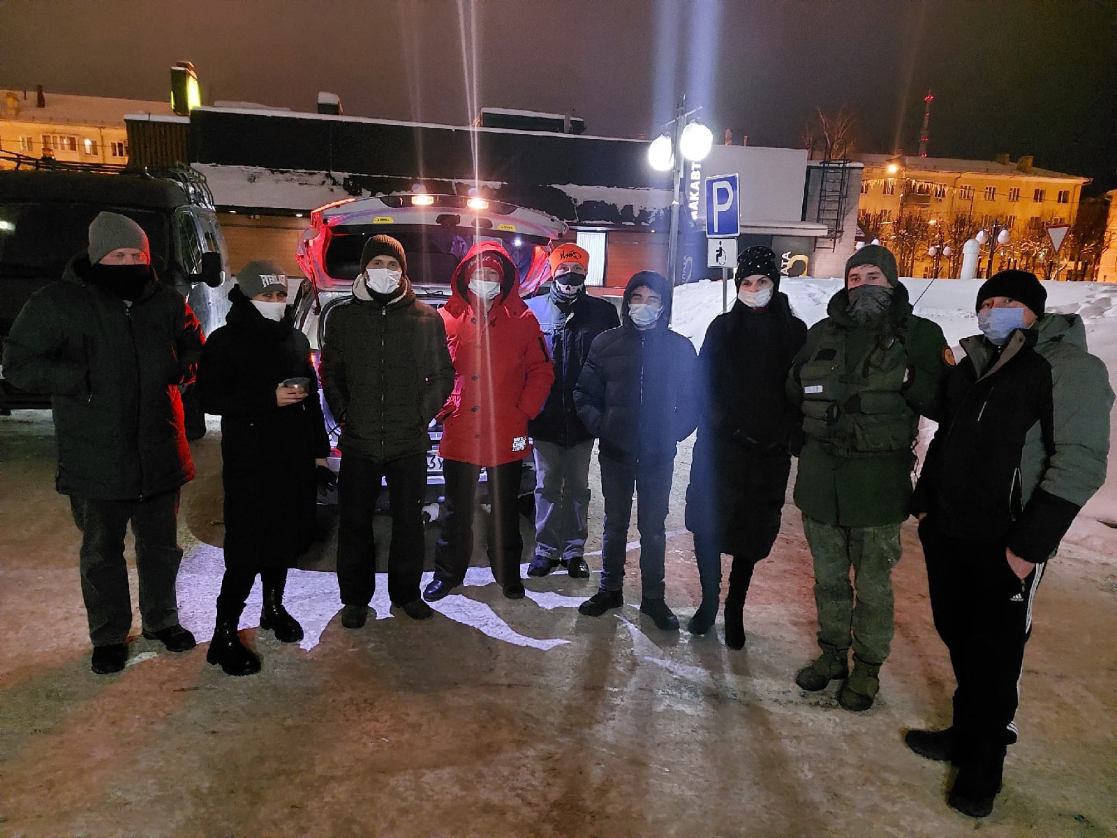 Поисковики в Йошкар-Оле, помогая замерзшим людям, за два дня проехали около 750 километров