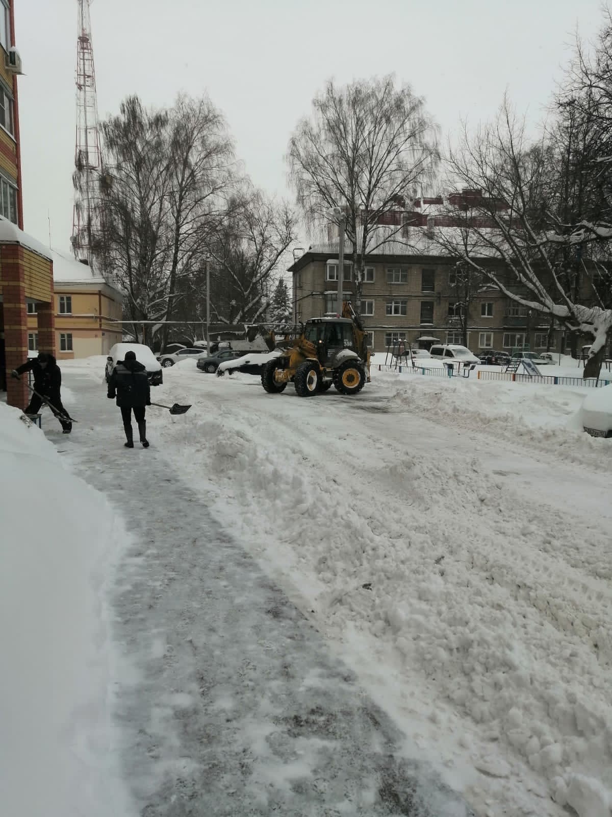 Дороги в Йошкар-Оле будут перекрывать каждый день из-за сильных снежных осадков 