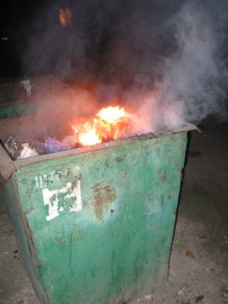 Ночью 29 января в Йошкар-Оле горели мусорные баки 