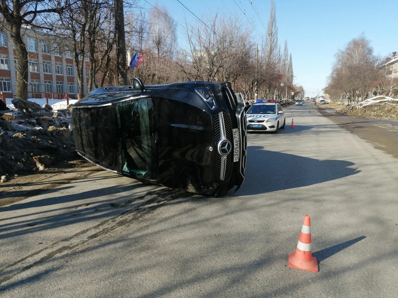 ГИБДД ищет очевидцев аварии, произошедшей сегодня, 8 марта, в Йошкар-Оле 