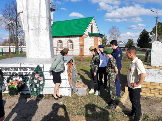 В Моркинском районе Марий Эл восстановили обелиск