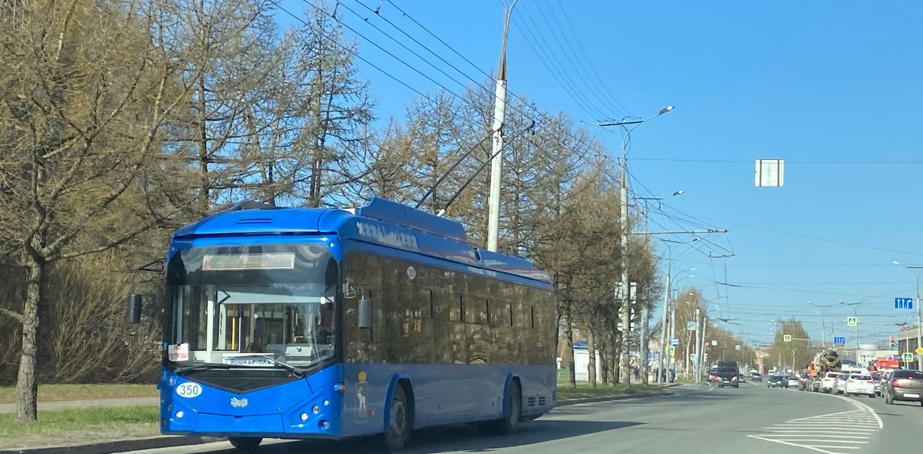 В Йошкар-Оле меняют схему движения трех троллейбусов на день