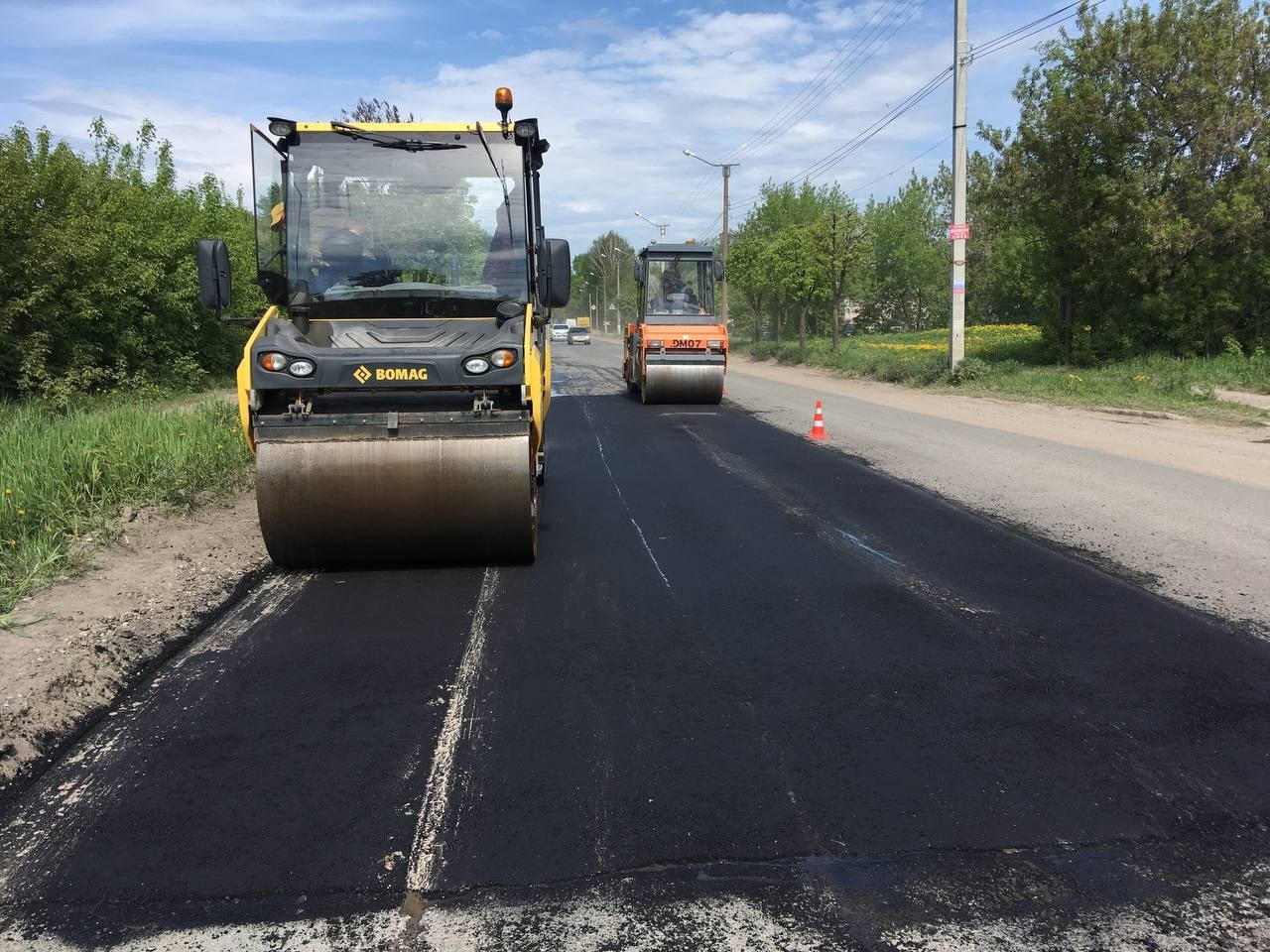 В Йошкар-Оле начали ремонт «убитой» дороги в районе промзоны