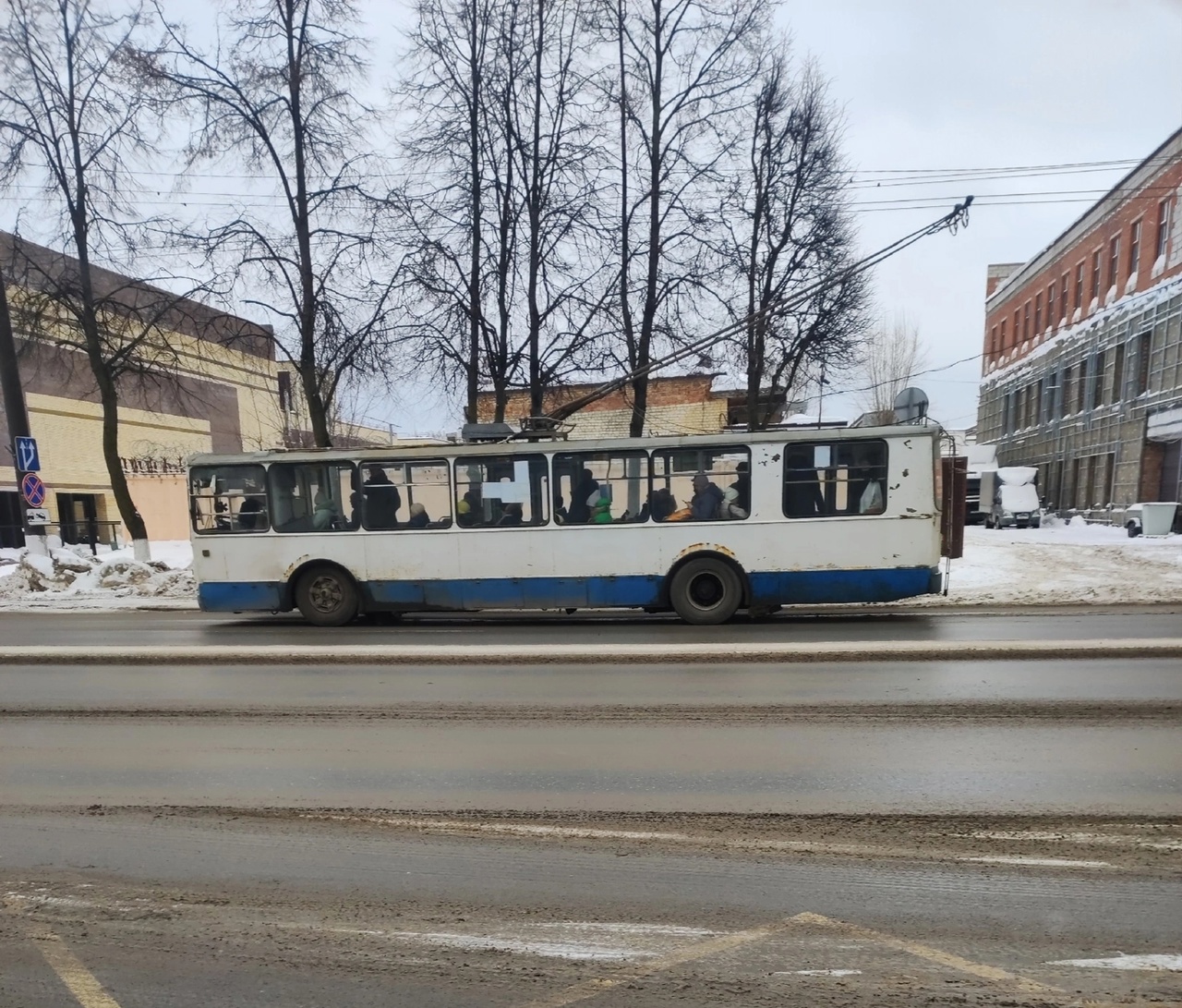 В Йошкар-Оле из ДТП временно изменен маршрут троллейбуса