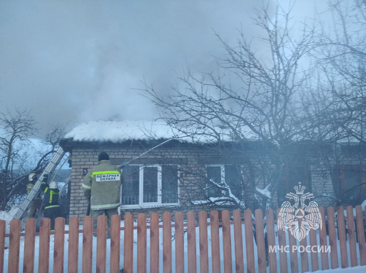 В Оршанском районе произошел пожар в жилом доме