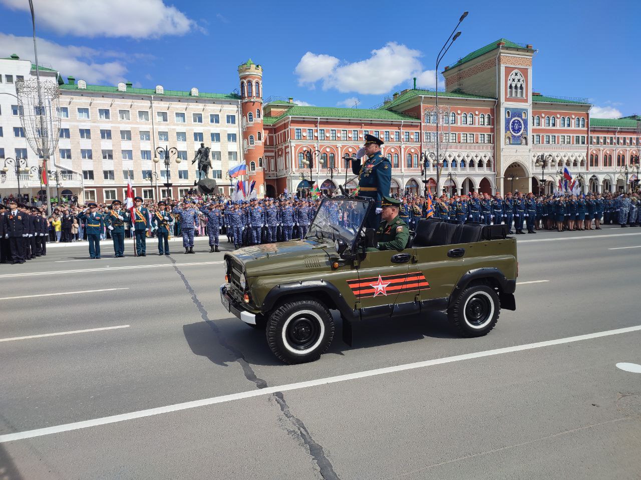 В Йошкар-Оле прошел Парад Победы в Великой Отечественной войне