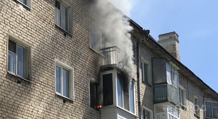 В Йошкар-Оле женщина спала, пока ее квартира горела