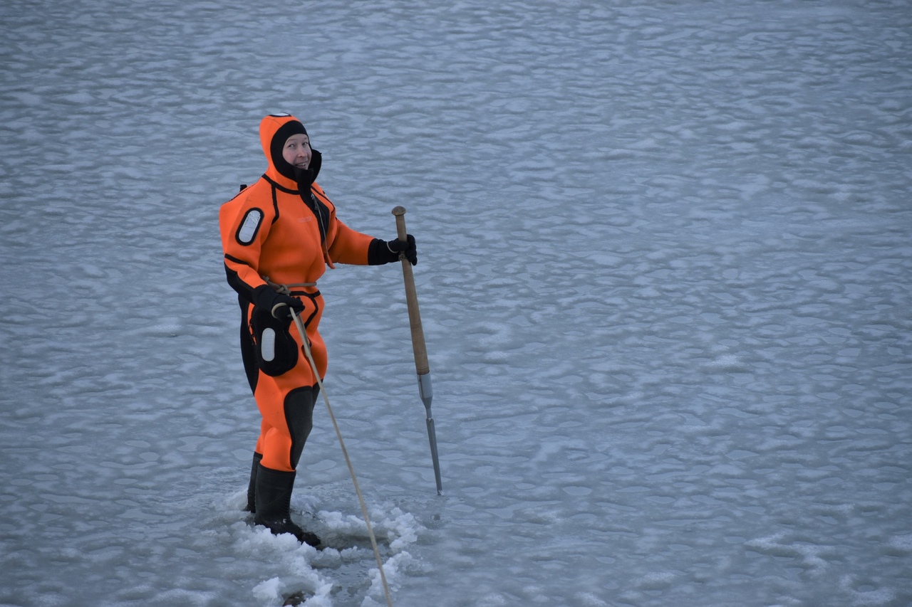 Спасатели Марий Эл проверили толщину льда на реках республики