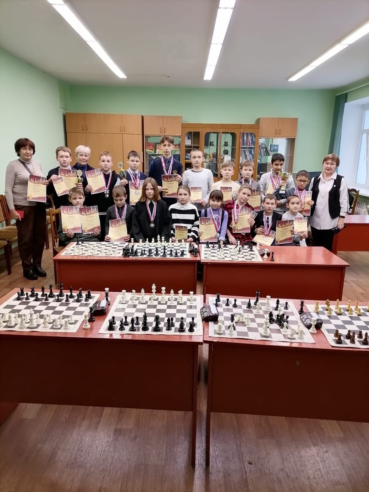В Звенигово прошёл муниципальный этап Всероссийского шахматного турнира "Белая ладья"