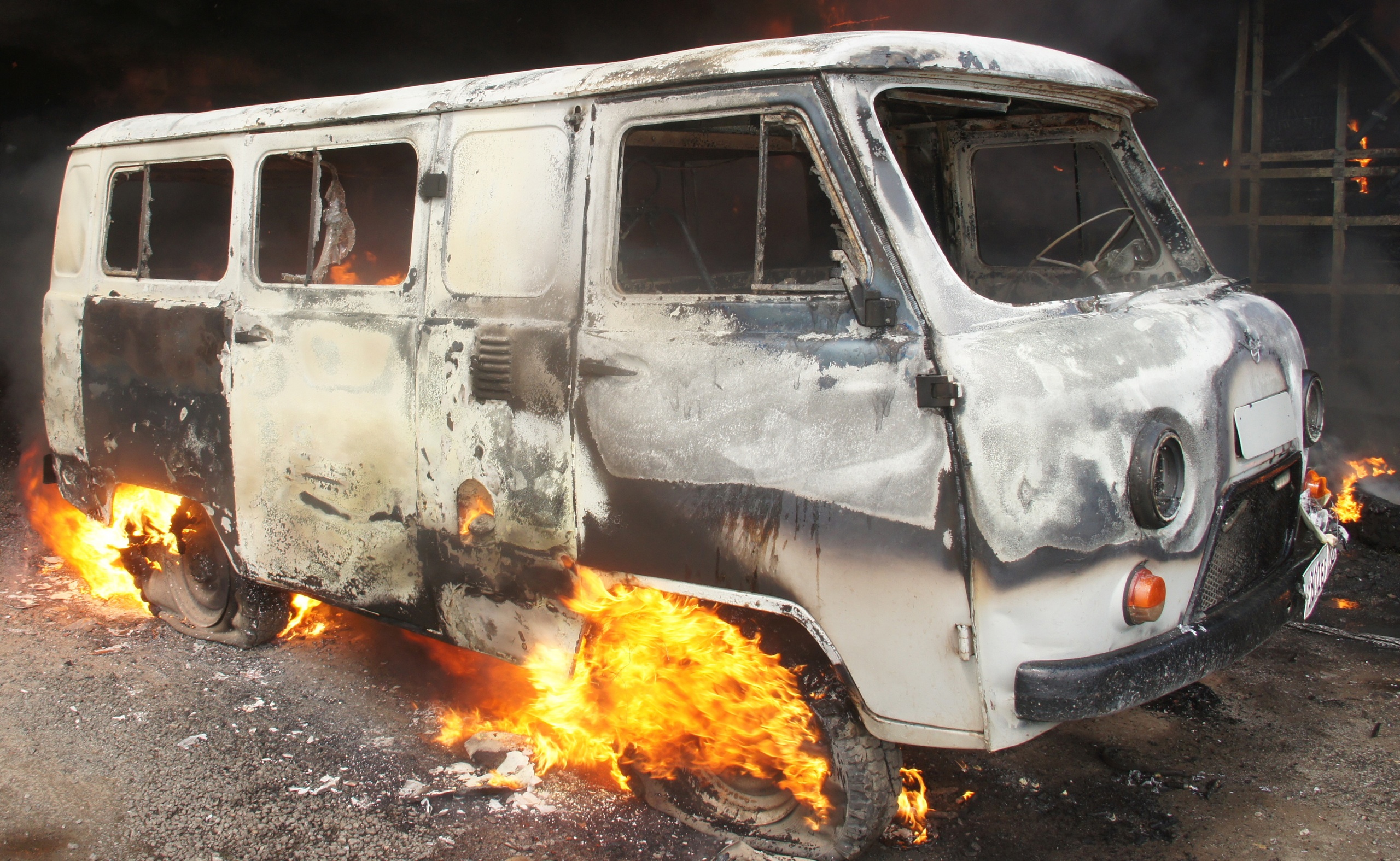 В Марий Эл за прошлый год  произошло  69 пожаров транспортных средств