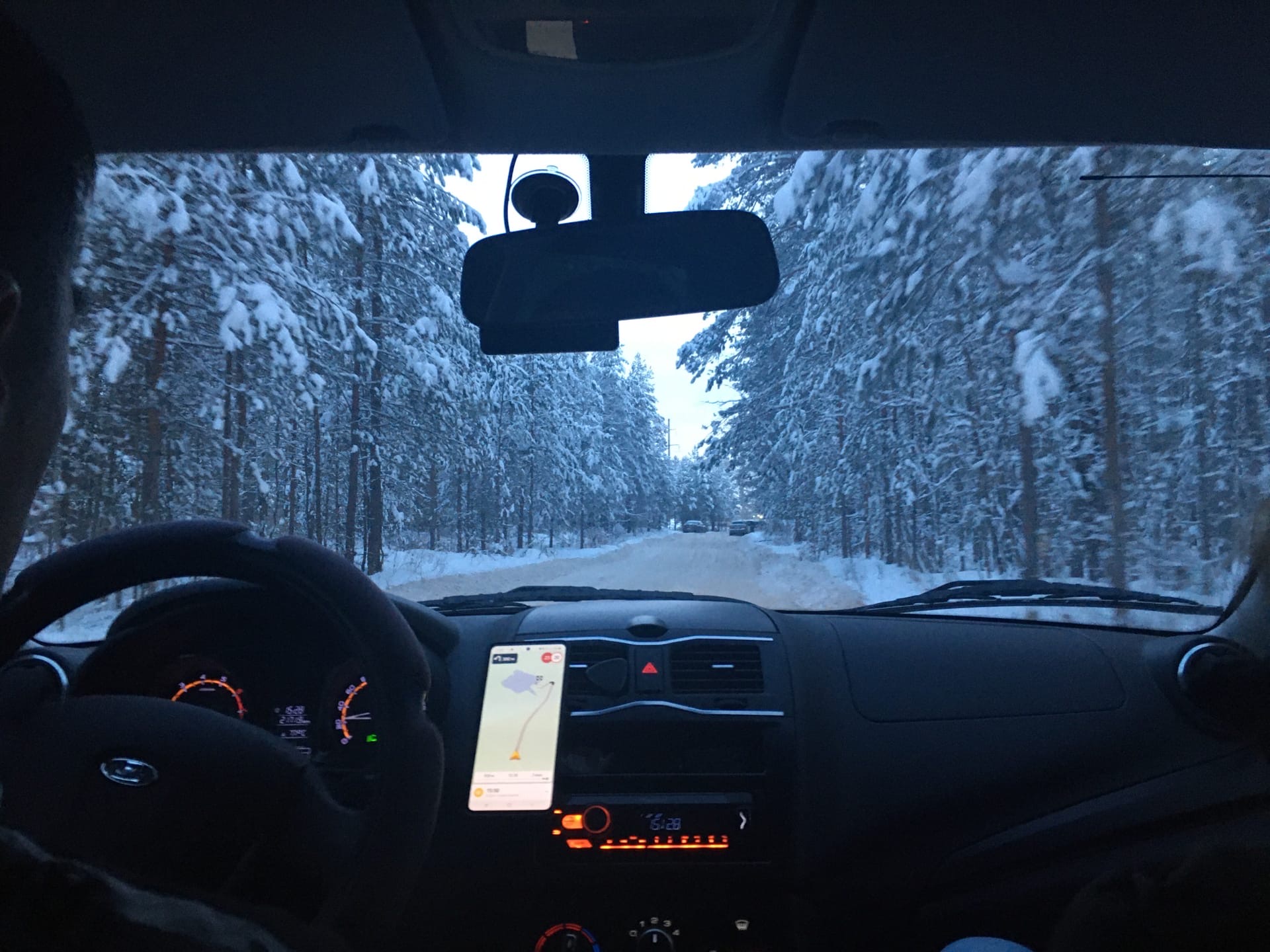Дорогу между Йошкар-Олой и Зеленодольском перекрыли из-за метели