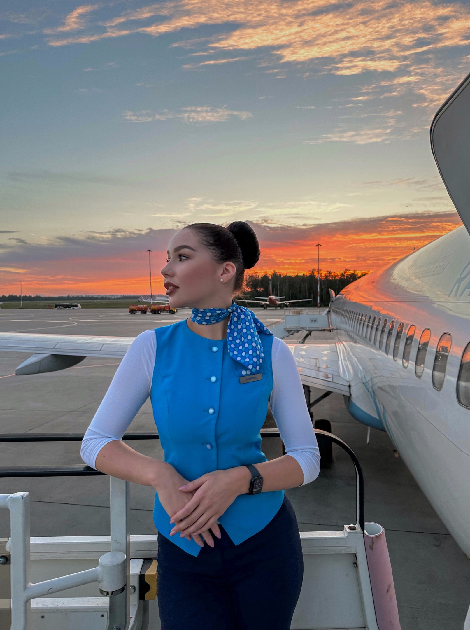 Стюардесса из Йошкар-Олы вышла в полуфинал конкурса Звезда авиации-2024