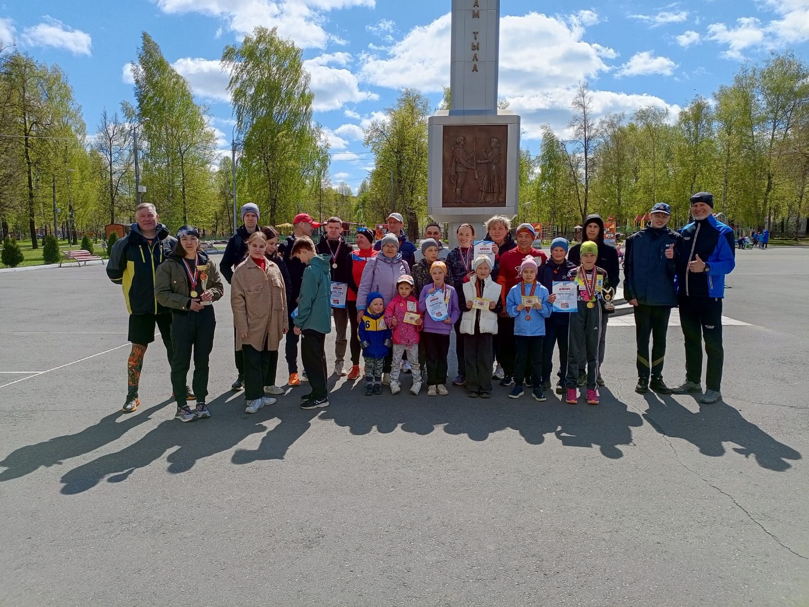 В Йошкар-Оле традиционный «Марш Победы» совершили любители северной ходьбы