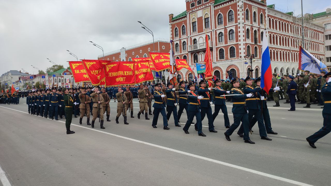 В Йошкар-Оле прошел Парад в честь 79-й годовщины Великой Победы