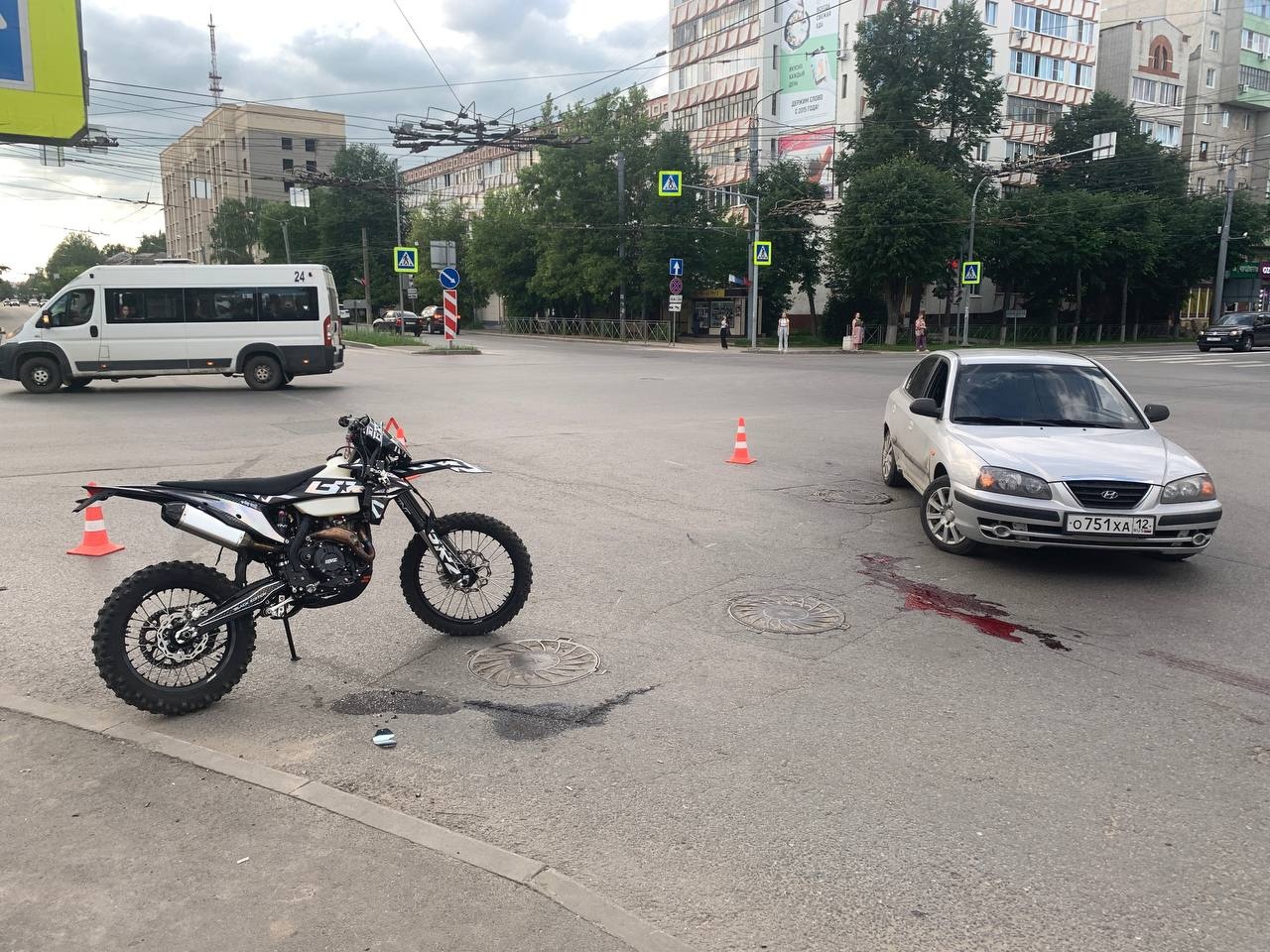 Скончался 20-летний мотоциклист, попавший в аварию в Йошкар-Оле