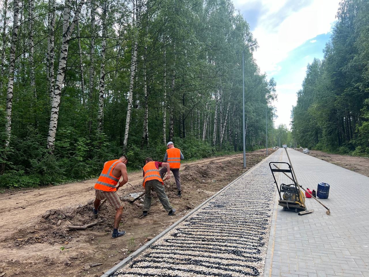 В Йошкар-Оле проходит благоустройство одного из парков