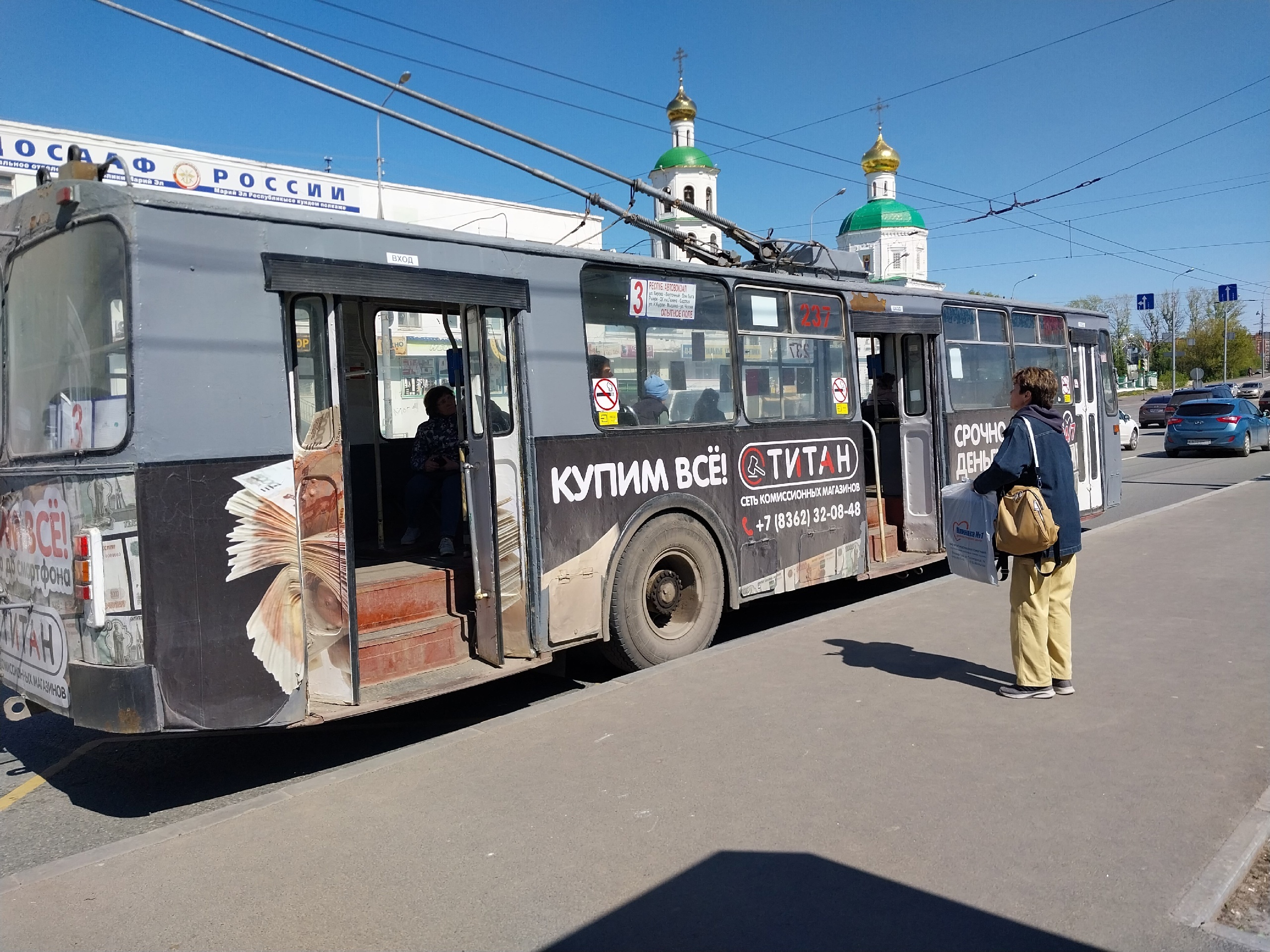 Два троллейбуса Йошкар-Олы изменят свои маршруты