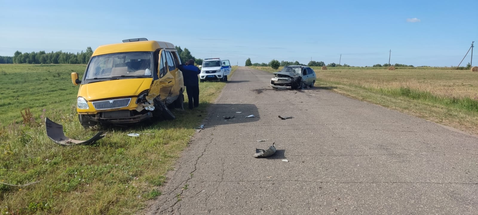 В утреннем ДТП в Сернурском районе пострадал водитель легковушки: виновник мог быть пьян