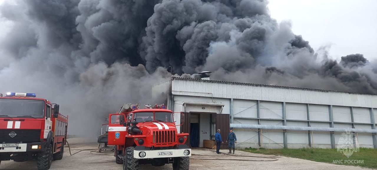 Взрыв произошел в Новоторъяльском районе: пламя охватило птицефабрику