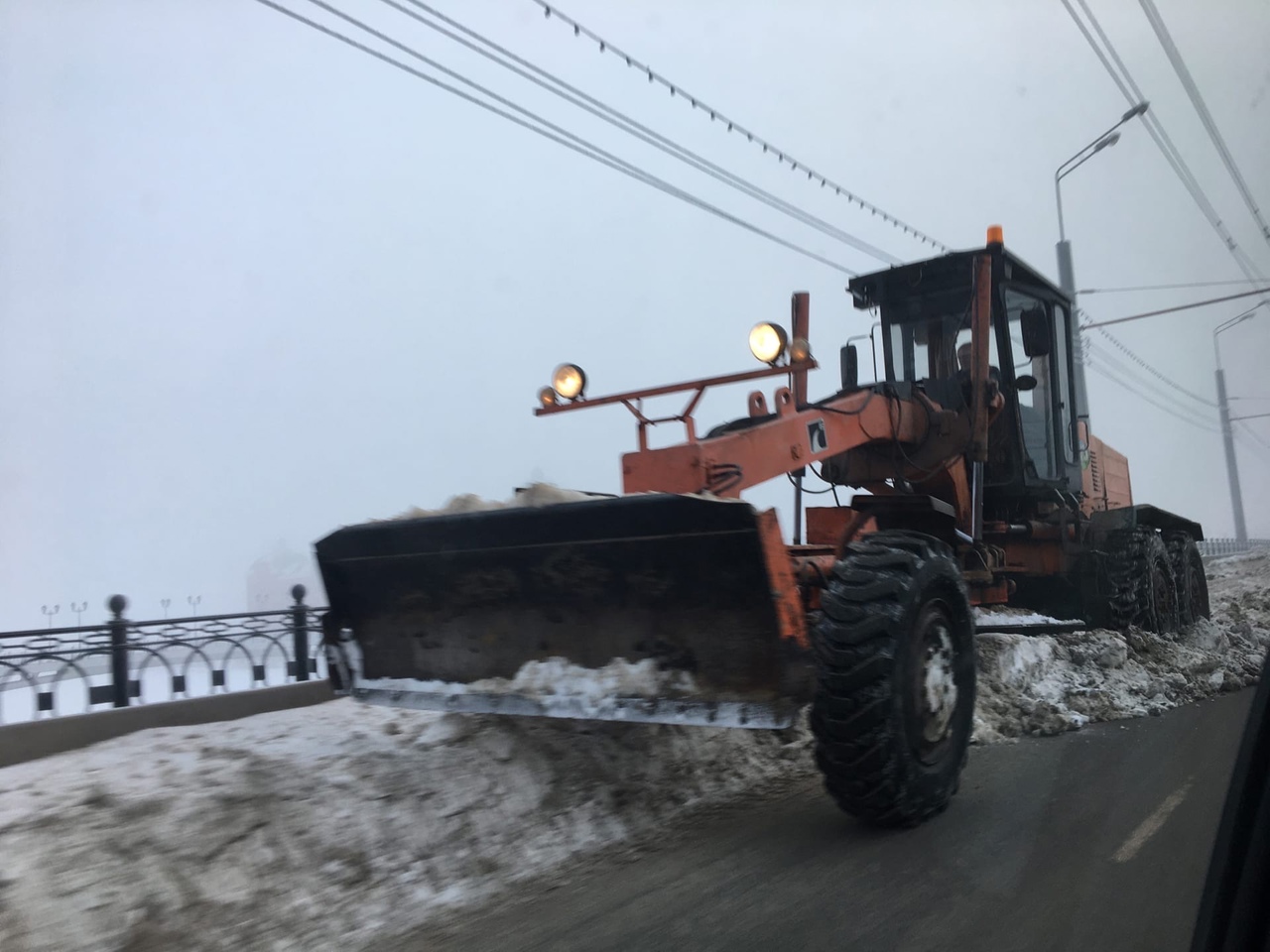 Дорожники Йошкар-Олы перешли в режим повышенной готовности из-за надвигающейся непогоды