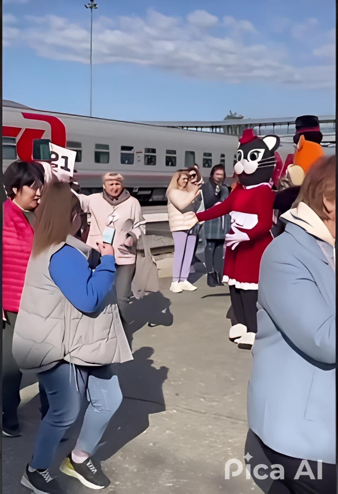 Первый туристический поезд из Москвы приехал в Марий Эл: пели, плясали и угощались