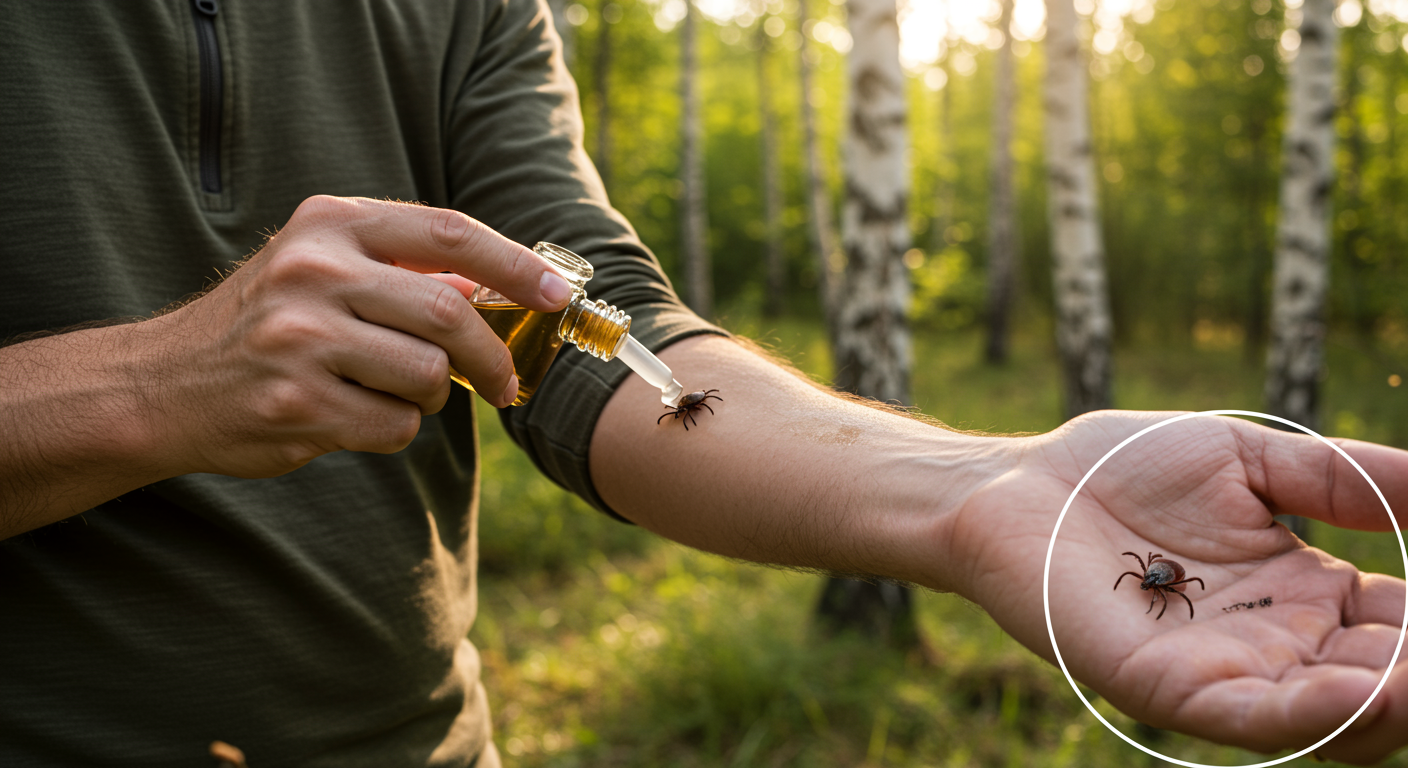 Клещи испытают шок: дешевое средство превосходит фирменные аэрозоли в десятки раз